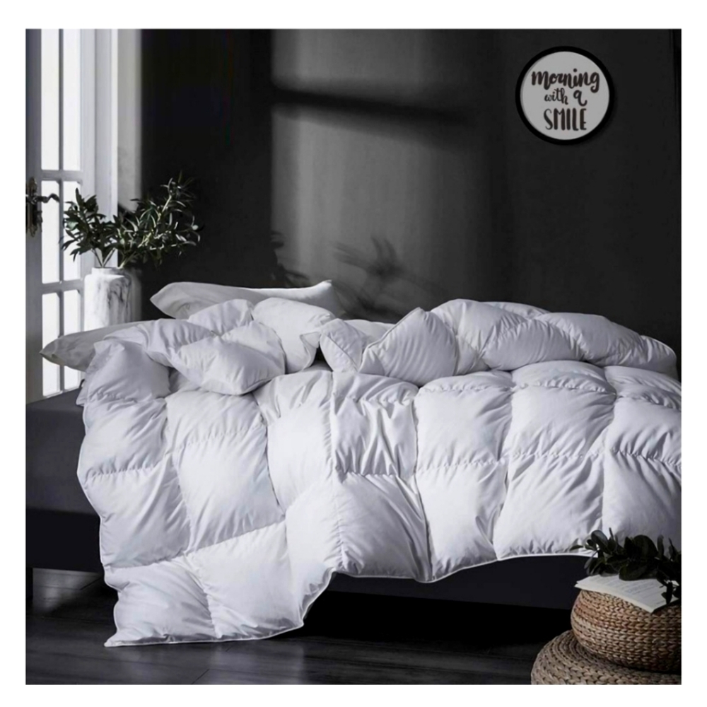 Apsmile, king size down duvet all season